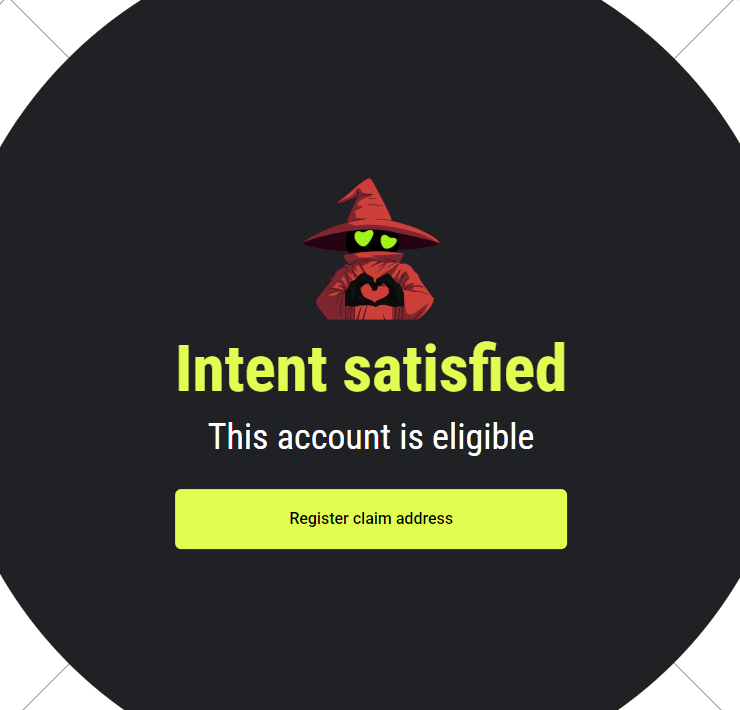 Richer0x's tweet photo. My intent was just satisfied by @anoma. I’m eligible for the XAN airdrop! Upward. 

Check yours here:
https://t.co/kcB3v82i9q https://t.co/2n1TaLYuO1
