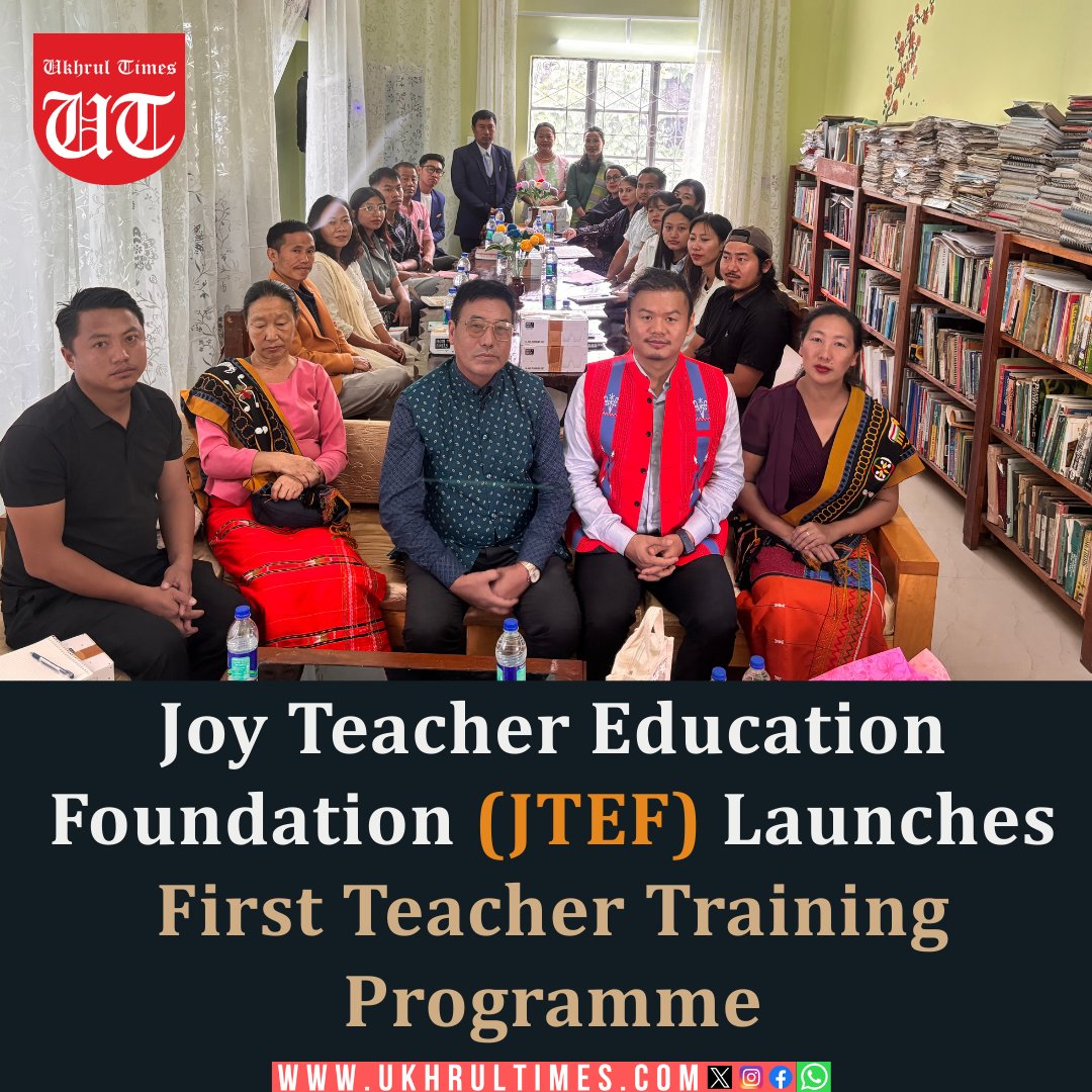 ukhrultimes's tweet image. #Ukhrul: The Joy Teacher Education Foundation successfully conducted its inaugural one-day #TeacherTrainingProgramme focused on ‘Holistic Teaching in #Science and #Mathematics’ at its premises in Phungreitang West on Sept. 8, 2025. Participants hailed from various schools,…