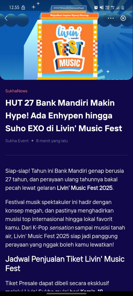 lessugarmilktea's tweet photo. Yuk yang mau ikut war tiket di livin sukha, buka rekenginya di aku, aku pandu dan tentunya aman🫶🏼

#LivinFest #livin #suhoexo #livinmusicfest2025 https://t.co/J3sddhOkBc