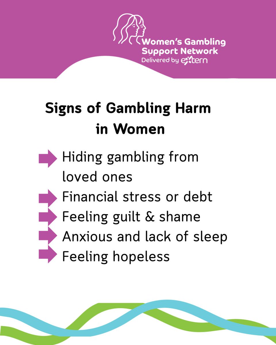Gambling harm can look different for women — and it isn’t always obvious. If you recognise yourself (or someone you care about) in these signs, contact us today 💜

#RecoveryMonth2025 #womensupportingwomen #livedexperience #gamblinghelp #RecoveryJourney