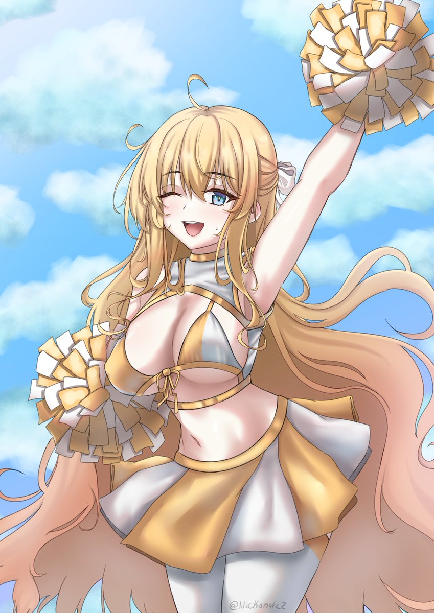 Cheerleader Ai 📣💯😎
#originalcharacterart #ocart