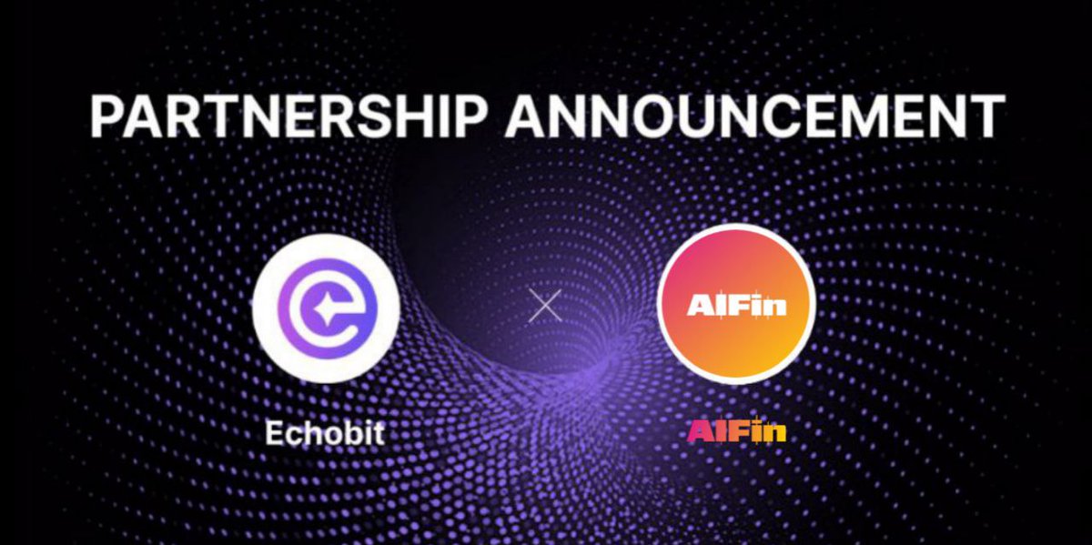 EchobitExchange's tweet photo. 🤝 We're giving away $100 + $100 worth of $AIFin to celebrate our partnership with @AIFin_ai!
🎉 To enter:
1⃣ Follow @EchobitExchange & @AIFin_ai
2⃣ leave your #Echobit UID + #EVM wallet address in the comment.
📅 5 days.
🧒 20 winners.
✅ #AIFin is a cutting-edge DeFi platform on Arbitrum, combining AI, NFT validator nodes, and cross-chain technology to create a smarter, safer, and more inclusive Web3 financial ecosystem.
🔗More about #Echobit: https://t.co/HIw7nAFWnL
🔗More about #AIFin: https://t.co/mnVpHYwGdi
#Echobit #DeFi #Partnership #Web3