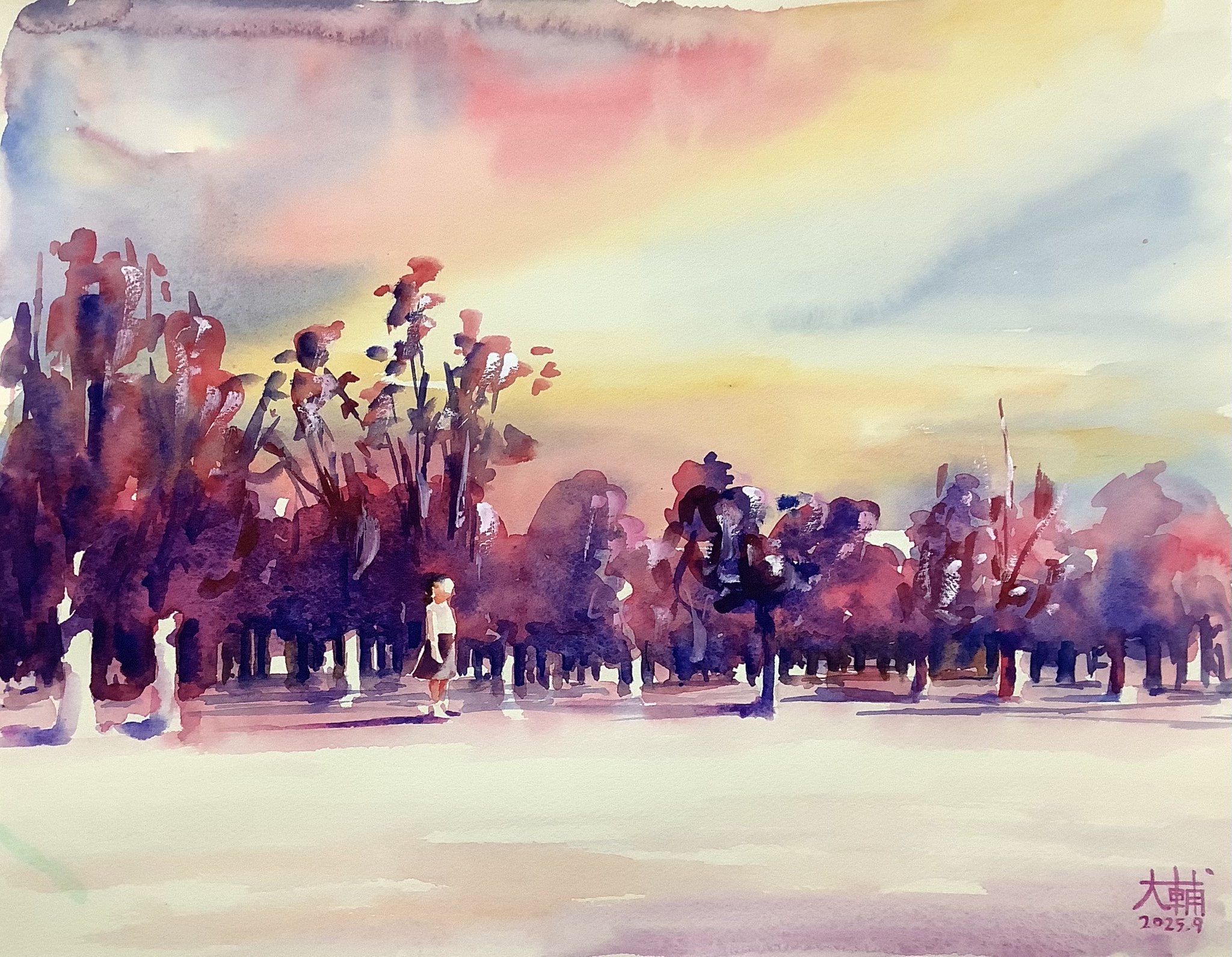 DiDi（土井大輔）watercolor on X: 