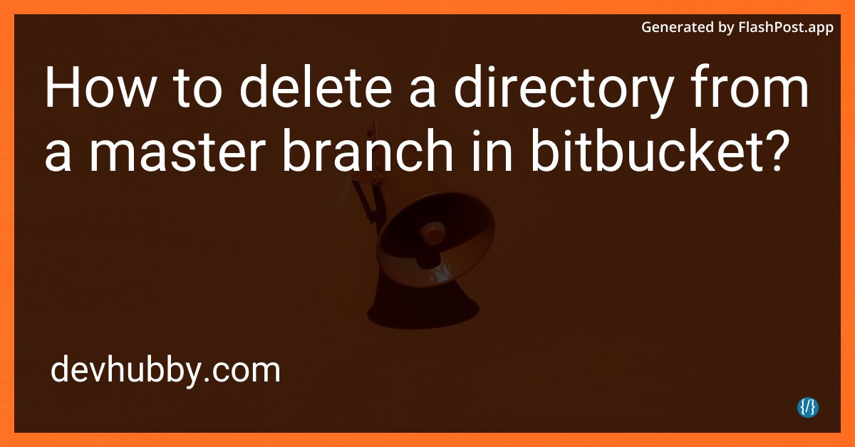 devhubbycom's tweet image. What&apos;s trickier: deleting a directory on Bitbucket or finding a missing sock?

Source: devhubby.com/thread/how-to-…

#Bitbucket #Engineering #TechSupport #Tech #directory #delete