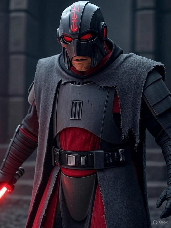 ParodyStore's tweet image. Working on a fan project where Anakin &amp;amp; young Darth Vader are separate characters during the Clone Wars, as George Lucas originally envisioned! Which alt Darth Vader design vibes best with you?  Pick 1,2,3 or 4! Or hate them all? #StarWars #CloneWars #DarthVader #FanProject