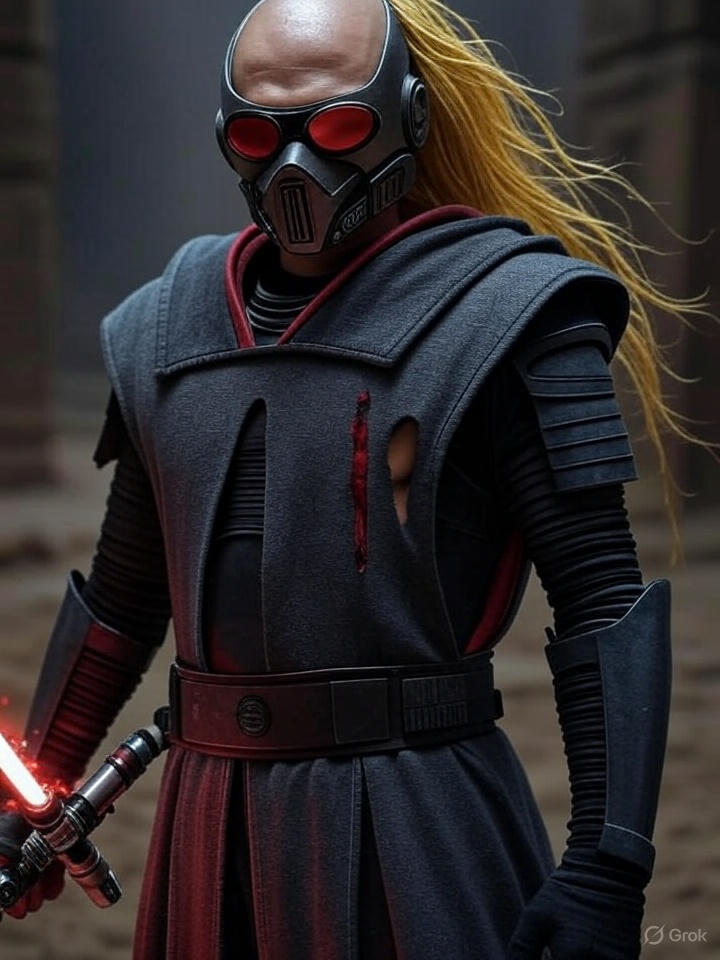 ParodyStore's tweet image. Working on a fan project where Anakin &amp;amp; young Darth Vader are separate characters during the Clone Wars, as George Lucas originally envisioned! Which alt Darth Vader design vibes best with you?  Pick 1,2,3 or 4! Or hate them all? #StarWars #CloneWars #DarthVader #FanProject