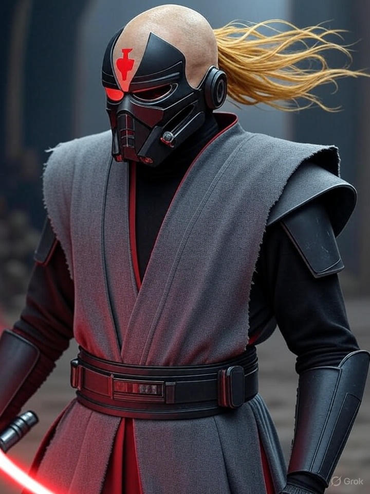 ParodyStore's tweet image. Working on a fan project where Anakin &amp;amp; young Darth Vader are separate characters during the Clone Wars, as George Lucas originally envisioned! Which alt Darth Vader design vibes best with you?  Pick 1,2,3 or 4! Or hate them all? #StarWars #CloneWars #DarthVader #FanProject