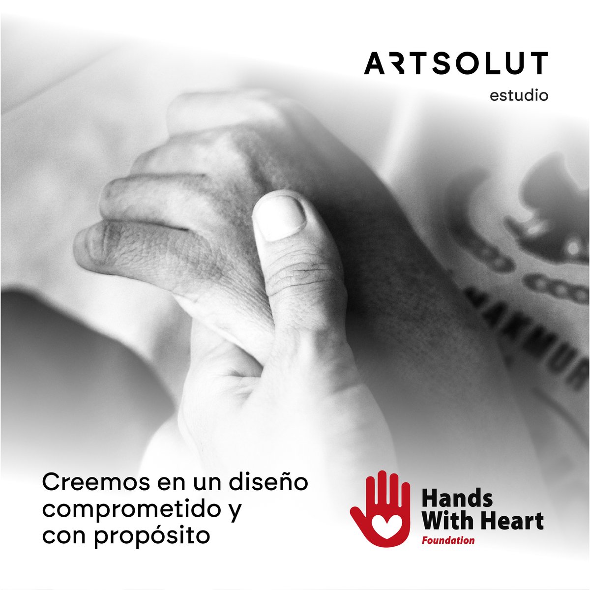 En Ártsolut Estudio creemos que el #diseño debe tener, ante todo, propósito, compromiso y sentido.

👉 Hands with Heart, fundación con la que colaboramos, encarna esto a la perfección.

Descubre su labor ayudando a personas con #discapacidad en su web: handswithheartfoundation.org/es/