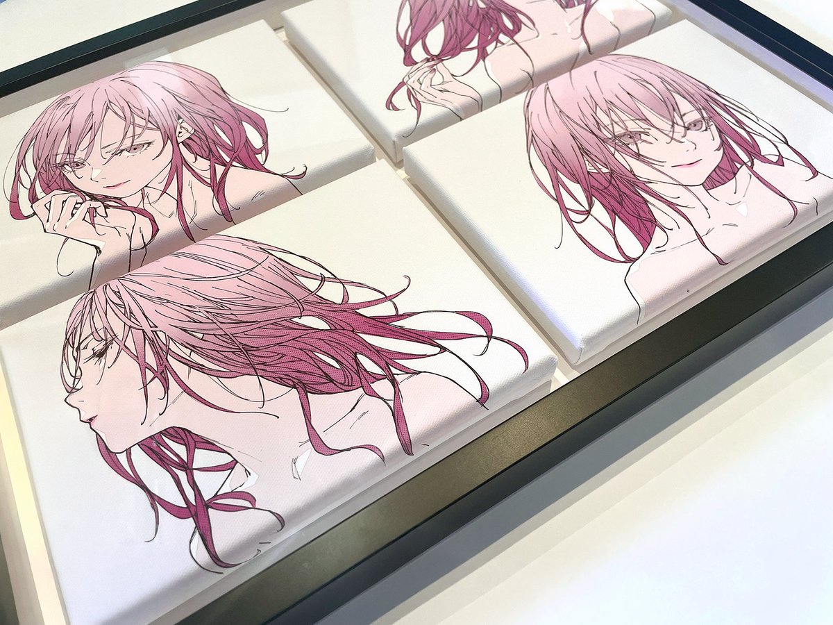 最終値下げ UNCRON Canvas INORI 複製原画パネル&アートブック 最終