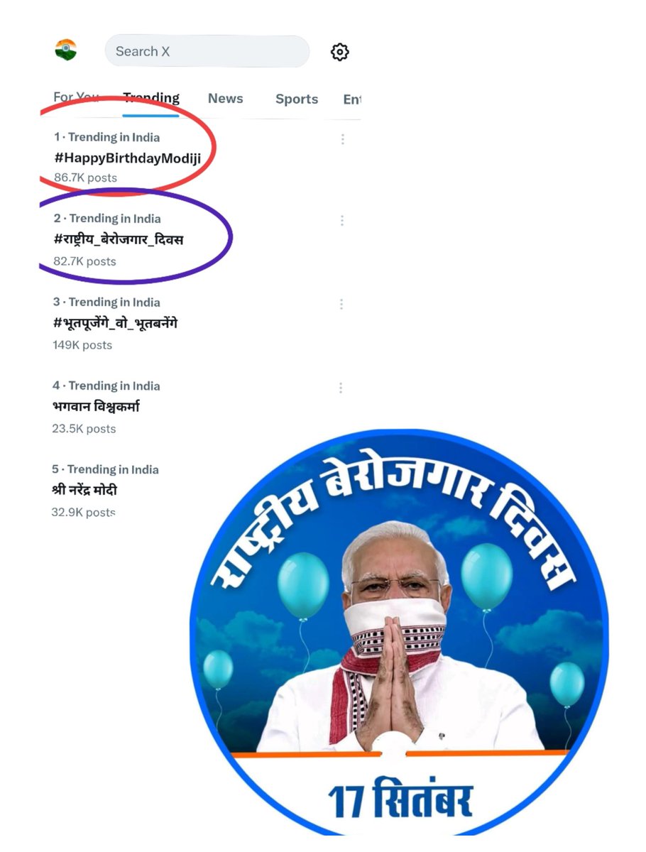 कितना बदकिस्मत आदमी है मोदी जी की।उनके जन्मदिन को ही लोगों ने राष्टीय बेरोजगार दिवस मना दिया😮‍💨

#राष्ट्रीय_बेरोजगार_दिवस