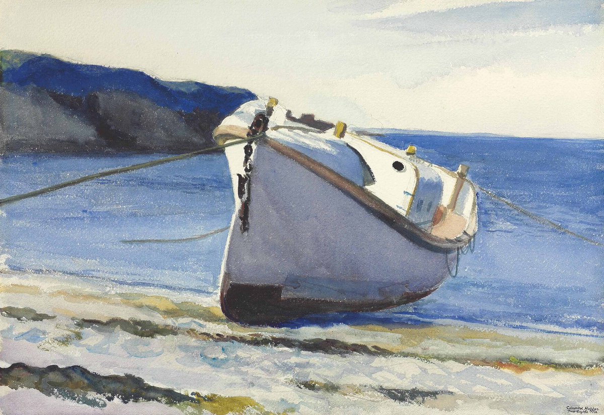 Coast Guard Boat I - 1929 #artbots #hopper