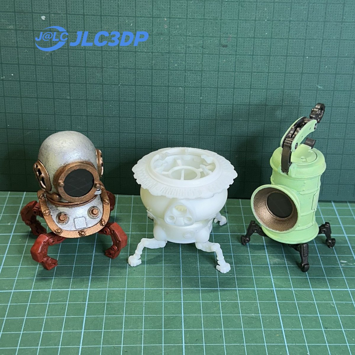JLC3DP's tweet image. 🔥 Meet the prototype of the “Stove Cooker Robot”!
⏱️ 3D printing makes prototyping faster and cheaper—especially with our premium online service and resin materials. This one was ready in just a week!
💡 Project from @10zibutton
#3DPrinting #RapidPrototyping #GadgetGhost…