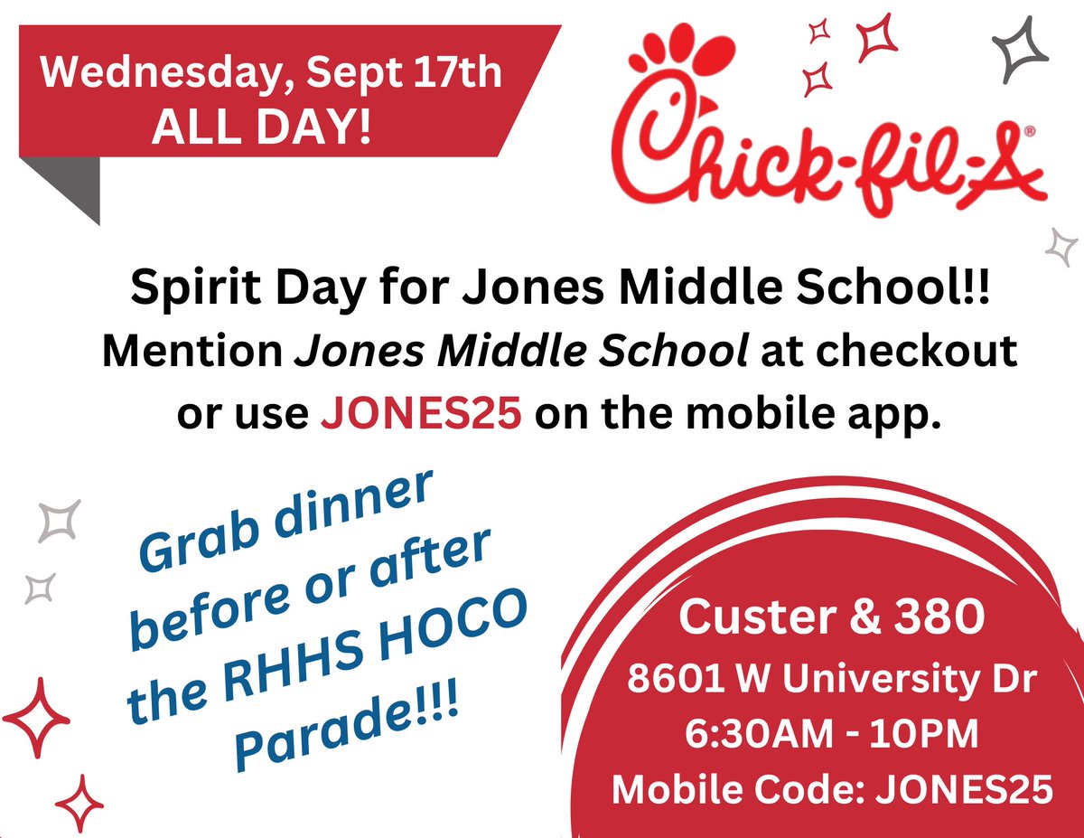 Daniel L Jones Middle School PTO tweet media