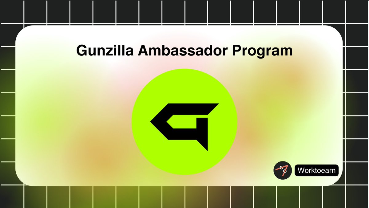 Work to Earn (@worktoearn_en) on Twitter photo Gunzilla Ambassador Program (raised $82M)
✨ Rewards:
- Receive exclusive invitations to official in person events
- Exclusive codes to run your own giveaways, allowing you to reward and grow your community
- Promote you and your content on our official social media channels, Gunzilla Ambassador Program (raised $82M)
✨ Rewards:
- Receive exclusive invitations to official in person events
- Exclusive codes to run your own giveaways, allowing you to reward and grow your community
- Promote you and your content on our official social media channels,