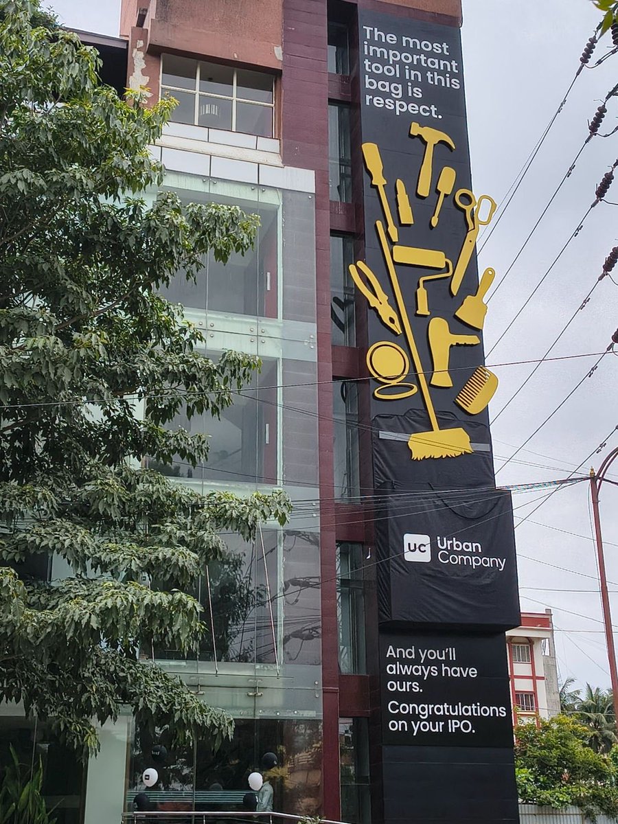 sbikh's tweet image. Hoarding outside the Accel office. Well done Urban Company and well done Accel ⁦@abhirajbhal⁩ ⁦⁦@prashanthp⁩ ⁦@varunkhaitan⁩ ⁦@Accel_India⁩