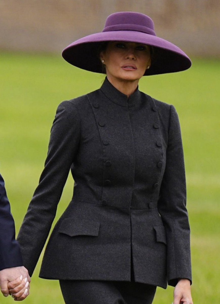 The first lady at Windsor Castle.