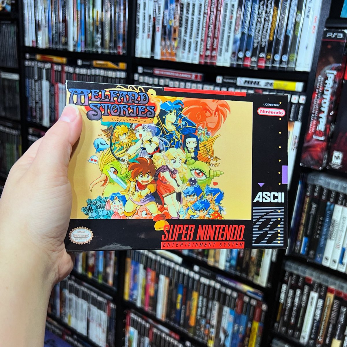 Thanks again Project Retro Games ! Pumped to add another snes game into the collection. #videogames #games #retrogaming #gamerahmer #snes #nintendo #supernintendo #projectretrogames #melfandstories