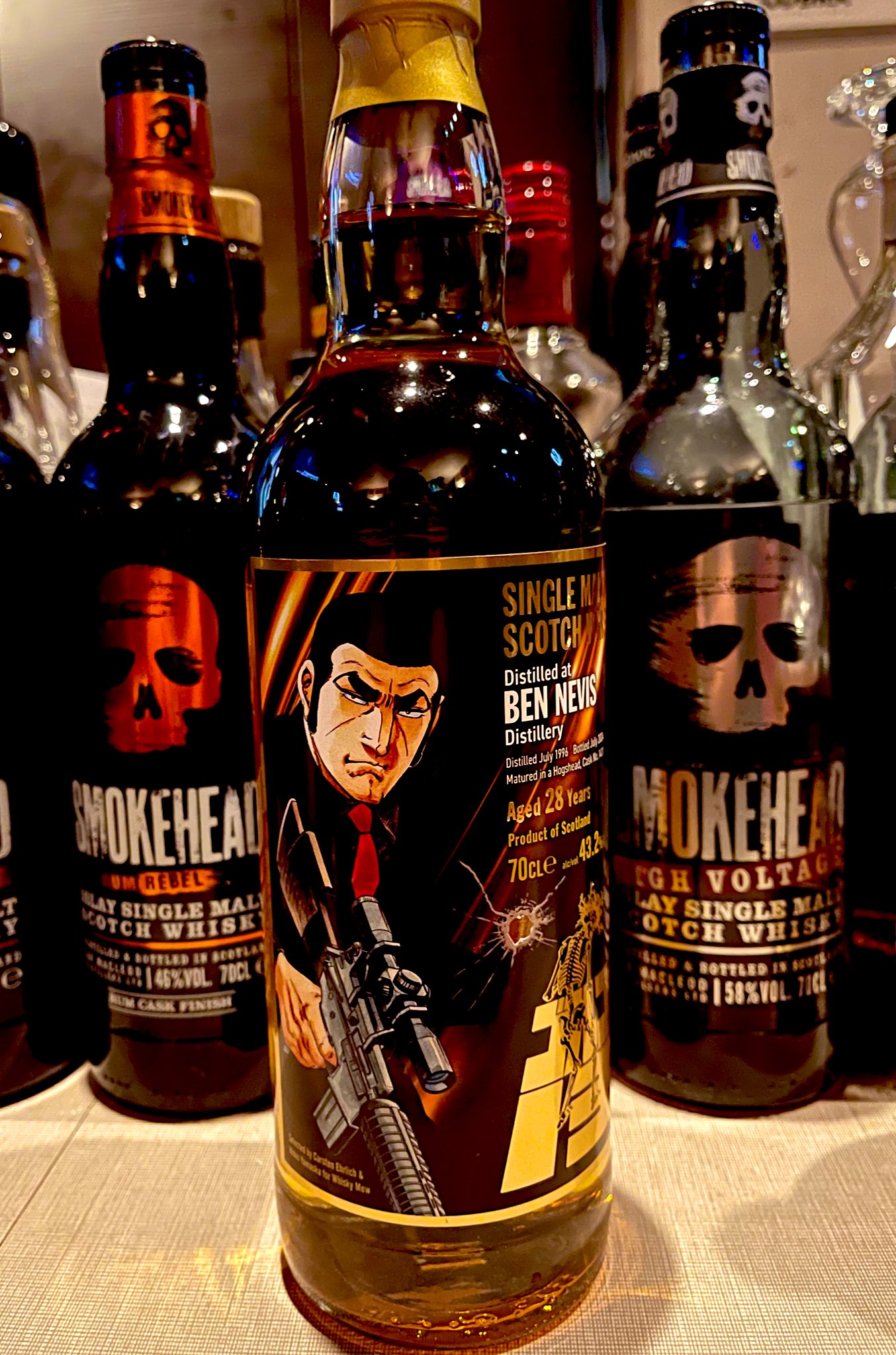 ゴルゴ13ラベル ベン・ネヴィス1996 700ml ゴルゴ13ラベル ベン