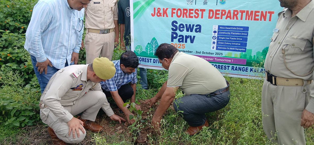 DioRajouri's tweet photo. A Swachhata drive was held under Sewa Parv 2025 under supervision of  ADC #Kalakote with active participation of Tehsildar/E.O. MC, CDPO, BDO, RO, SHO, SDAO, SDO, municipal staff, citizens, students &amp; media. The initiative promoted cleanliness &amp; community responsibility.
@diprjk https://t.co/86lc6B6VrL