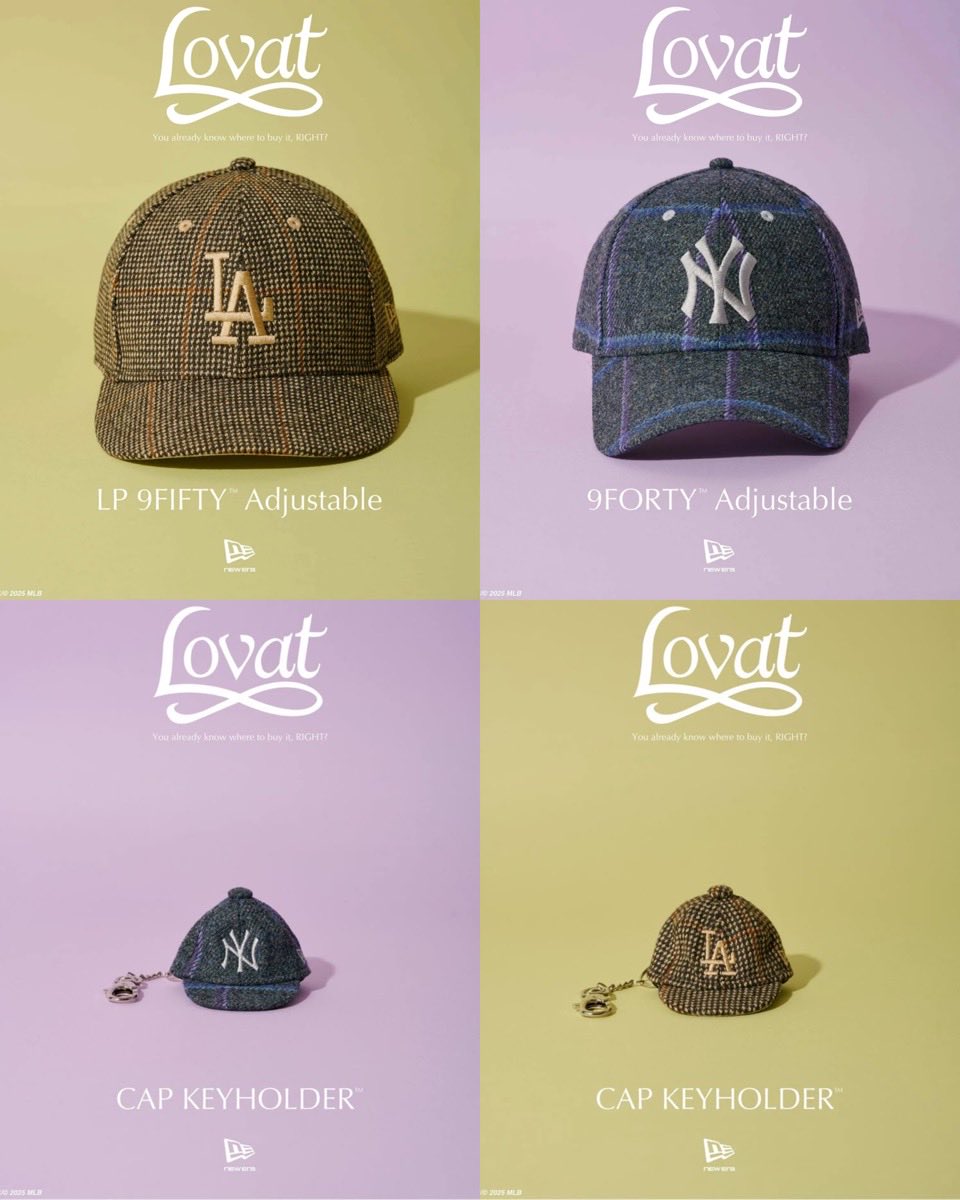 New Era® for JOURNAL STANDARD から、Lovat社製ツイード採用の別注