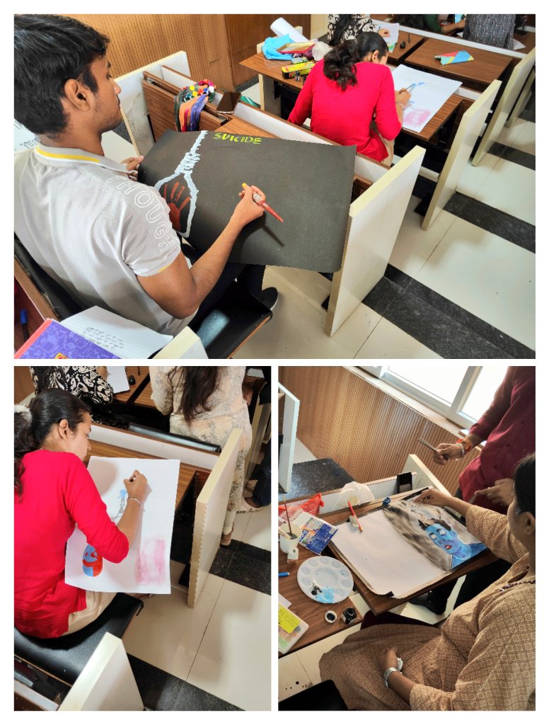 DoctorsTribe's tweet image. On the occasion of World Sucide Prevention Week, Slogan,Essay and Poster competition at NSC GMC Khandwa.@PMOIndia @MoHFW_INDIA @JPNadda @CMMadhyaPradesh @rshuklabjp @healthminmp @NIMHANS_BLR @TeleMANAS_Apex @ICMRDELHI @NITIAayog @WHO @UN @UNICEF @UNESCO @csr @CSR_India @WorldBank