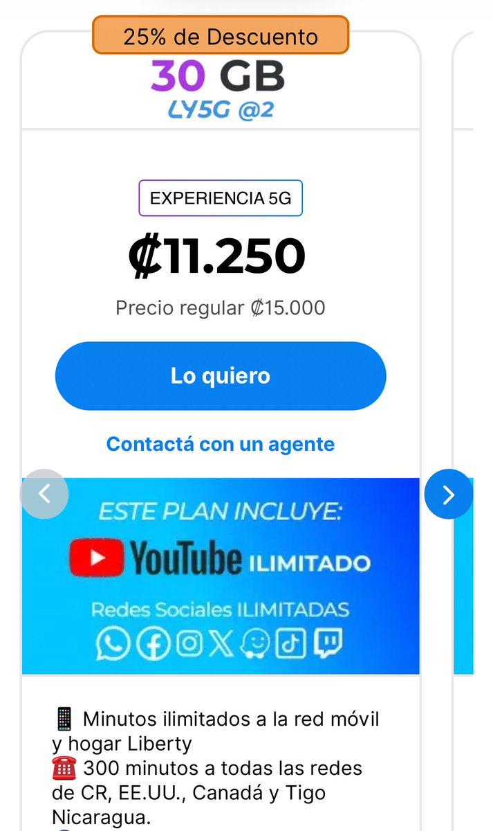 Servicio Social

A todos los clientes de <a href="/liberty_cr/">Liberty Costa Rica</a> … ellos bajaron los precios de sus paquetes post pago … escriban y exijan el ajuste de precios