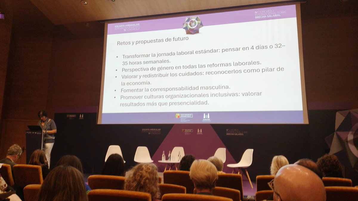 IVº Congreso Internacional sobre Brecha Salarial 👉
"La forma en que organizamos el tiempo no es neutra". 
Aquí algunas recomendaciones de Arantza Uguidos Olazabal