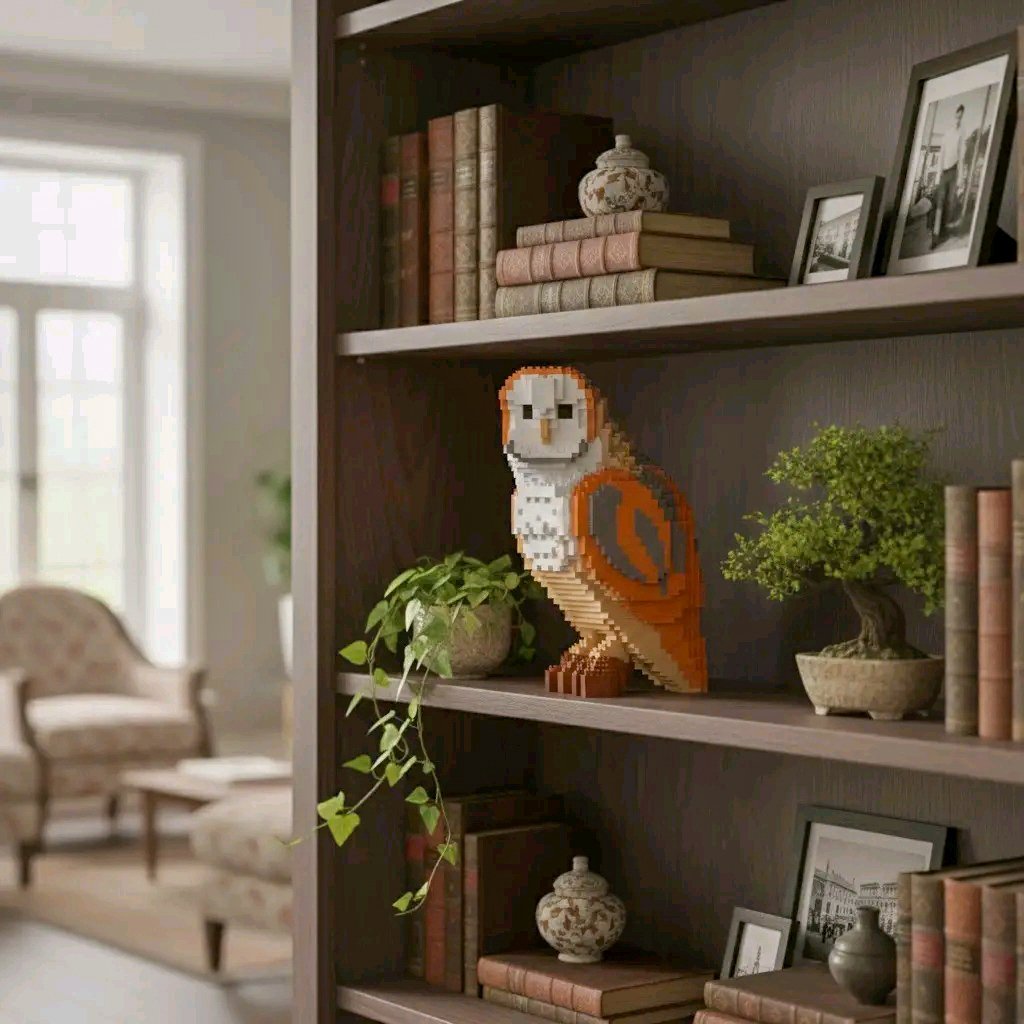 🦉✨ Build the Wild, Piece by Piece!
Turn 2010 building blocks into a stunning Barn Owl sculpture — a masterpiece for your home or office! 
#BarnOwl #BuildingBlocks #BrickArt #DIYSculpture #OwlLovers #HomeDecor #CollectorEdition #laminifigs #lego #dıy #giftideas #owllovers