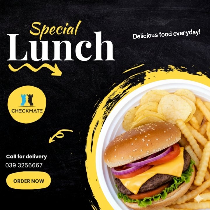 CheckmateS_L256's tweet image. Its that Wednesday and we can make it different. Order that bugger now!!!! #bugger #checkmate #the best food #Uganda