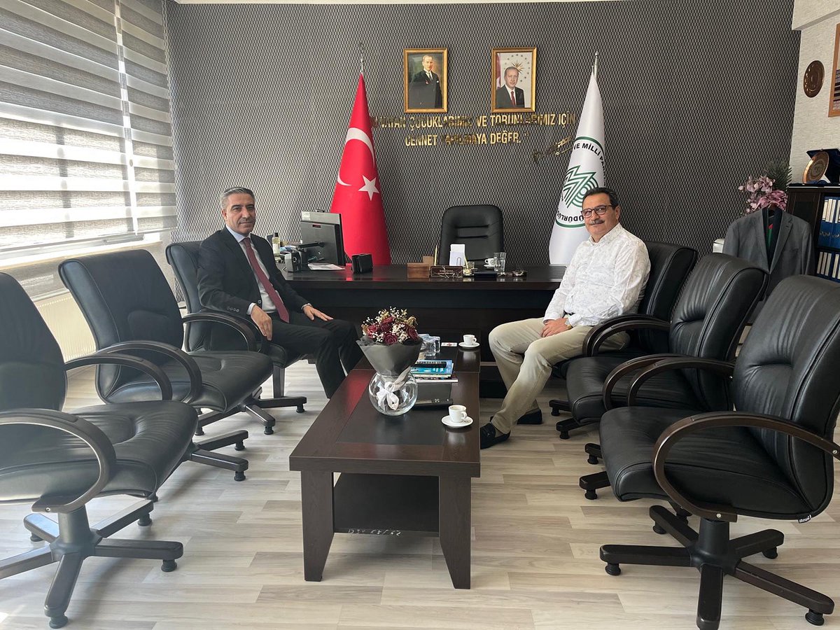 Diyarbakır İşkur İl Müdürü Reşat MERTTİR Diyarbakır DKMP İl Müdürümüz Erdal SEVEN'i ziyaret etti.