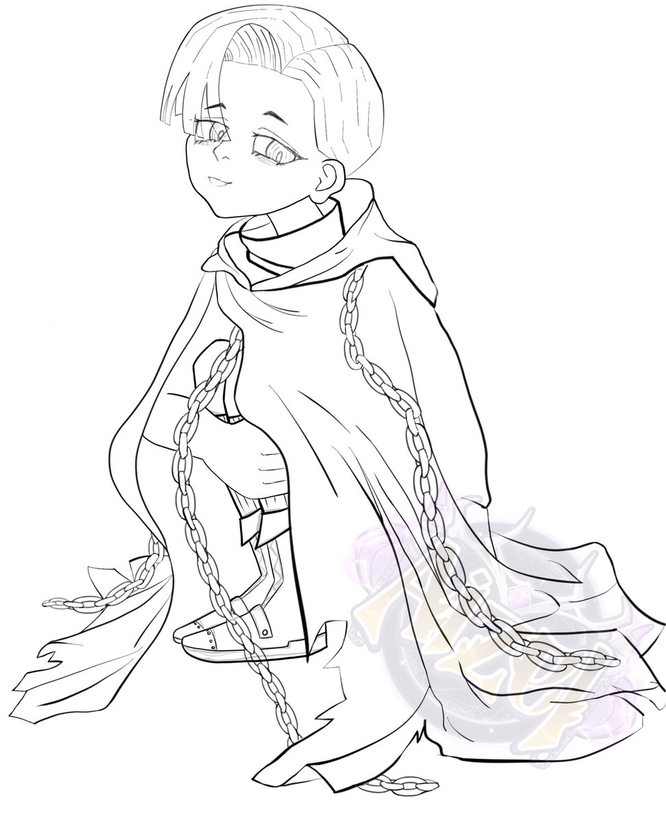 My reach stinks so no one will see this

Line work complete!!!👑💜