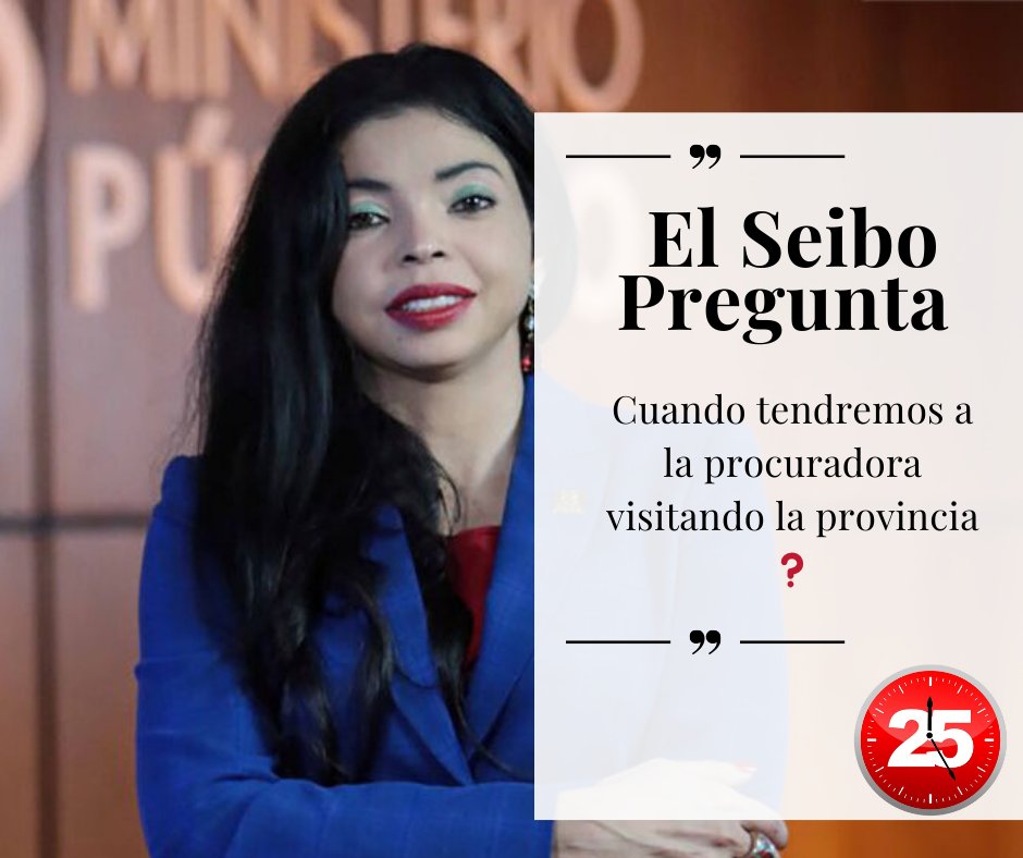 alminuto25's tweet photo. “El Seibo la espera… ¿cuándo nos visitará la Procuradora?  👇”
https://t.co/CXH5C8UdIF @ProcuraduriaRD @YeniBerenice https://t.co/NJ1bwXe0lm