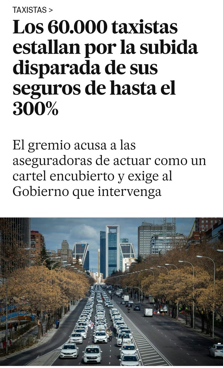 Hoy que #seguros es tendencia, recordamos: el BOE obliga a justificar cada subida de prima al taxi.
No aceptamos que los accidentes de Uber, Cabify y Bolt se traduzcan en tarifas abusivas contra quienes conducimos seguros. 🚕 #TaxienLucha  <a href="/UNESPA/">UNESPA</a>