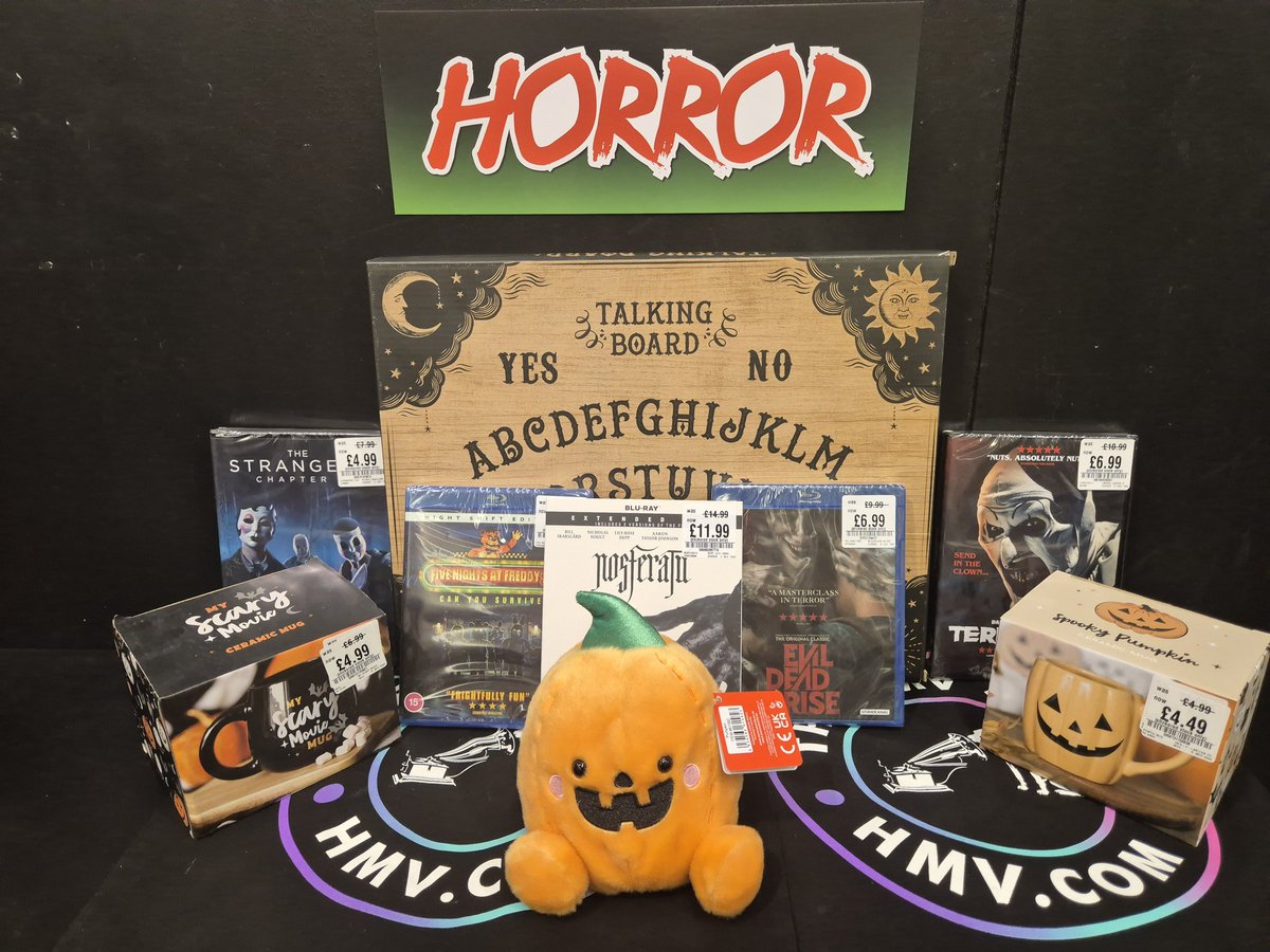 planning on having a #MovieNight this #Halloween ? grab all your movies and more at #hmv this season 🎃 #hmvburton #autumn