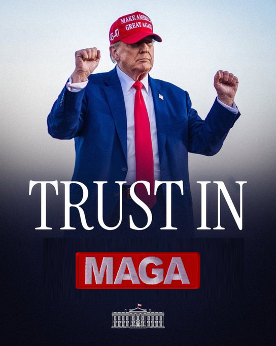 In $MAGA we TRUST! 🇺🇸 

Led by President <a href="/realDonaldTrump/">Donald J. Trump</a>! 🙌