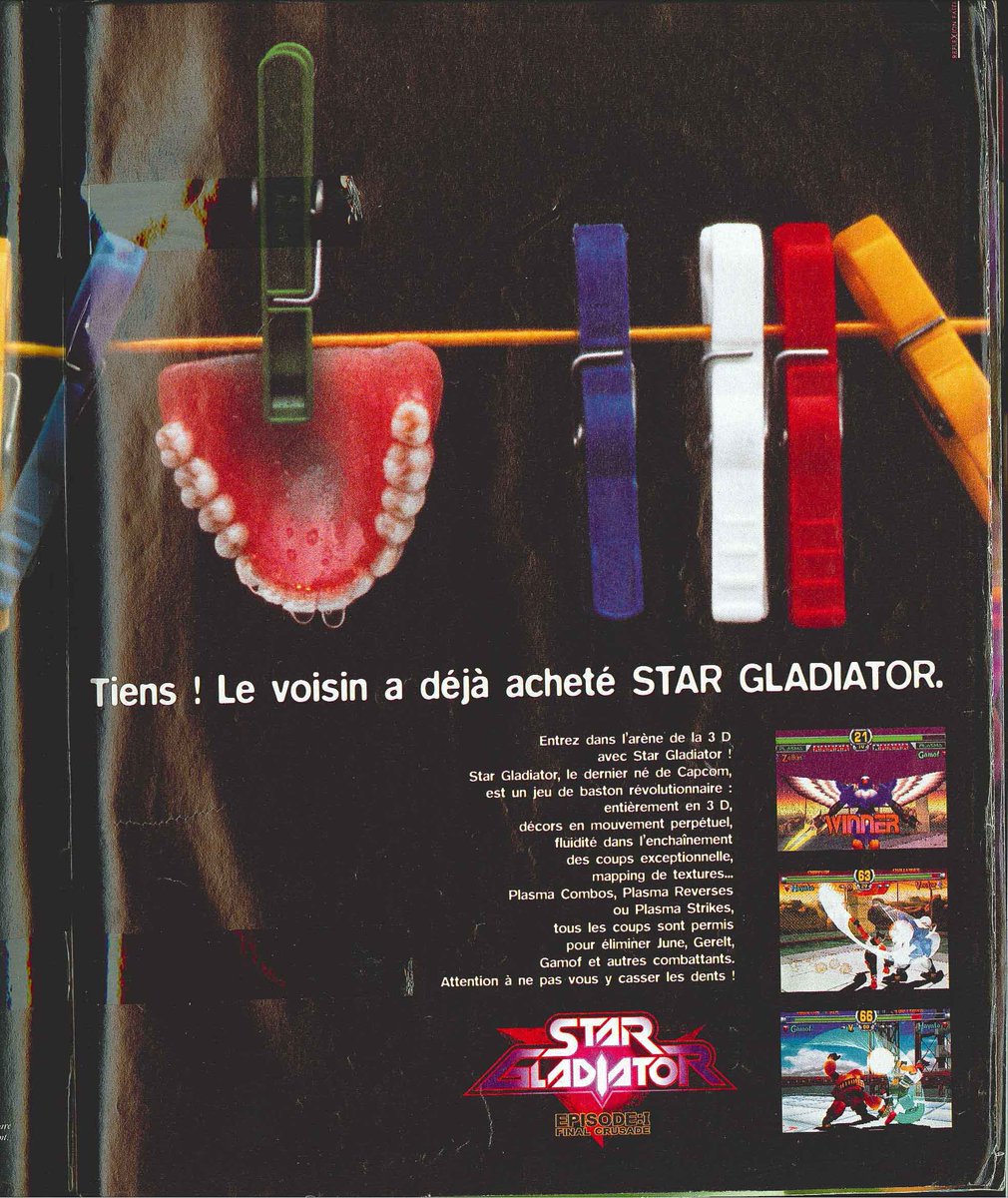 AllmightoFranky's tweet photo. La publicité papier #Playstation du jour,bonjour!De la pub récup dans le #PlayerOne 68!Du Flipper avec #ProPinball,#TombRaider et l'arrivée de #LaraCroft.On termine par une double-page pour #StarGladiator de #Capcom!#retro #retrogaming #oldschool #culturepub #80s #90s https://t.co/ya7FT9rMkC