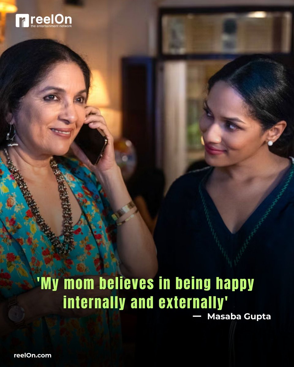 reelOnHindiBuzz's tweet image. Masaba Gupta praises Neena Gupta’s way of handling trolls gracefully. 

#MasabaGupta #NeenaGupta #Bollywood #Fashion #Resilience #BollywoodFilmIndustry #HindiFilmIndustry #Hindi #reelOn #reelOnHindiBuzz