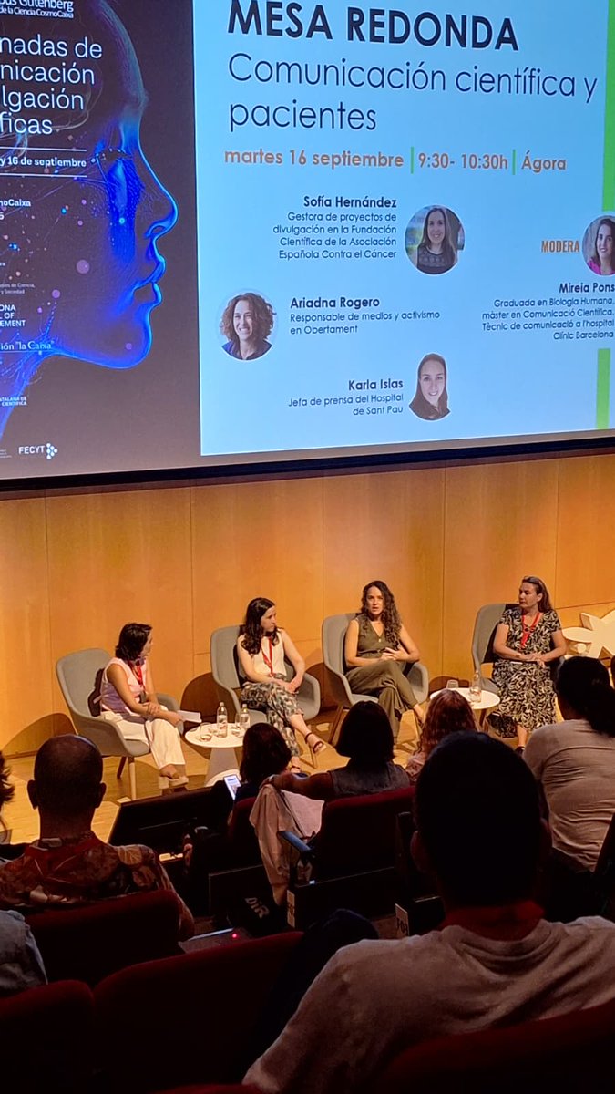 Aquesta setmana hem participat al Campus Gutenberg🚀💚

🗣️Es tracta d’unes jornades organitzades pel Centro de Estudios, Ciencia y Sociedad (<a href="/ccup/">ヒロ</a>), la Barcelona School of Management i la Fundació la Caixa (<a href="/FundlaCaixa/">Fundación ”la Caixa”</a>) sobre comunicació i divulgació científiques.

🎶Dilluns,