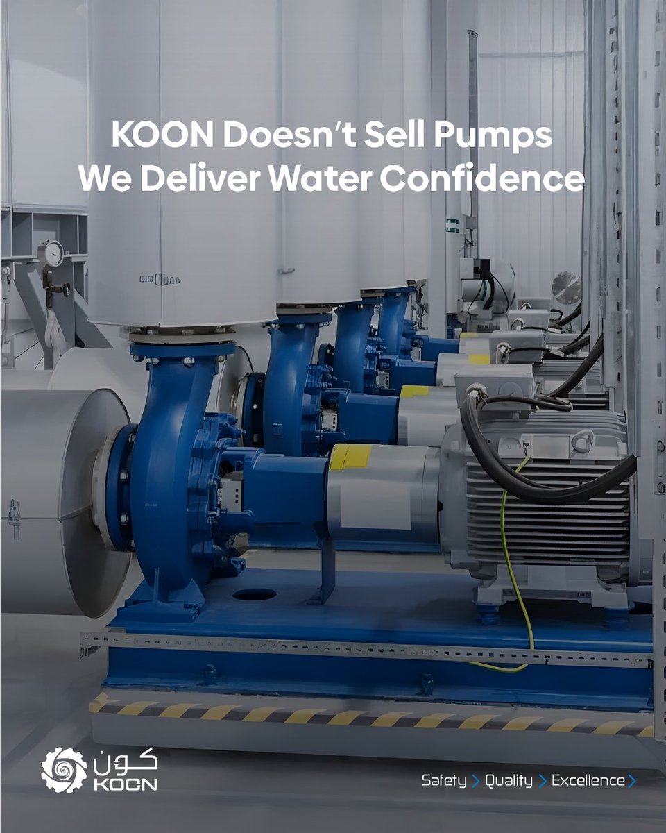 koontrading's tweet image. We solve pumping challenges for real projects, real systems, real performance. KOON is built for reliability.
#KOONPhilosophy #BuiltToLast #SystemReliability #KOONKnowledge #TechnicalExpertise