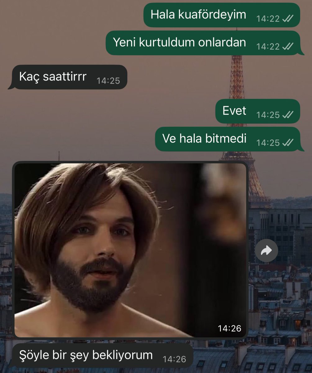 Sadece paket attırmıştım