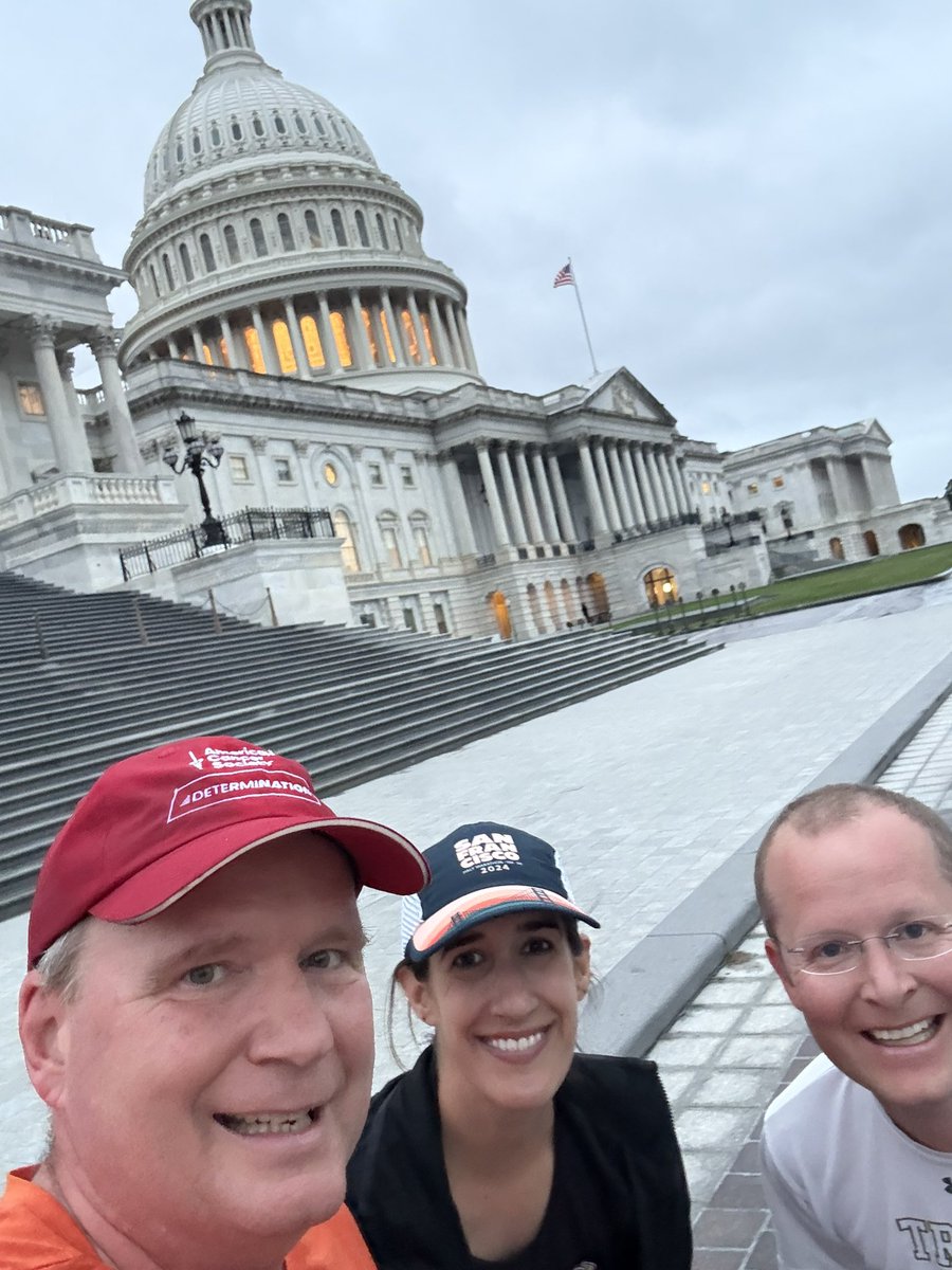 CoachSherman10's tweet photo. Taking a victory lap on Capitol Hill after a GREAT #CancerLobbyDay Love starting the day with these cancer survivors (&amp; thrivers). @ACSCAN @ACSCANCA @ACSCANIN https://t.co/oPG6FmAO5j