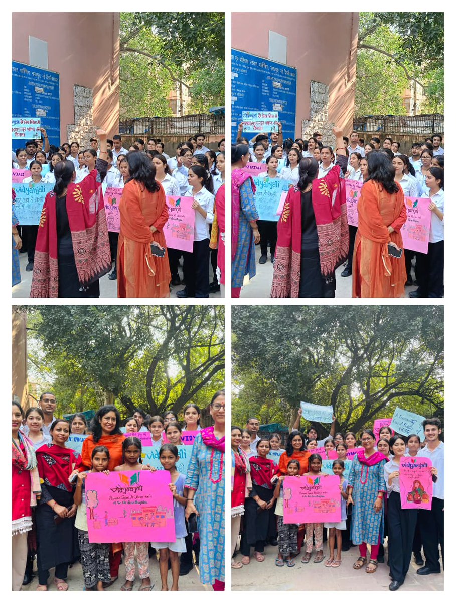 vidyanjalimb's tweet image. #VidyanjaliUtsavDelhi #JoinVidyanjali
Sharing some beautiful posters made by our trainees on #Vidyanjali  and Glimpses of  Community awareness rally conducted by Faculty &amp;amp; Trainees @dietmotibagh to encourage people come forward &amp;amp; join this program as #Volunteer through Portal.