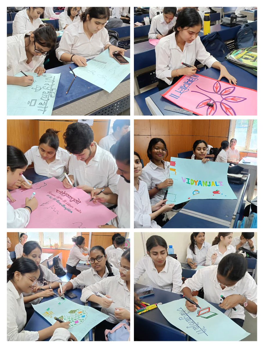 vidyanjalimb's tweet image. #VidyanjaliUtsavDelhi #JoinVidyanjali
Sharing some beautiful posters made by our trainees on #Vidyanjali  and Glimpses of  Community awareness rally conducted by Faculty &amp;amp; Trainees @dietmotibagh to encourage people come forward &amp;amp; join this program as #Volunteer through Portal.