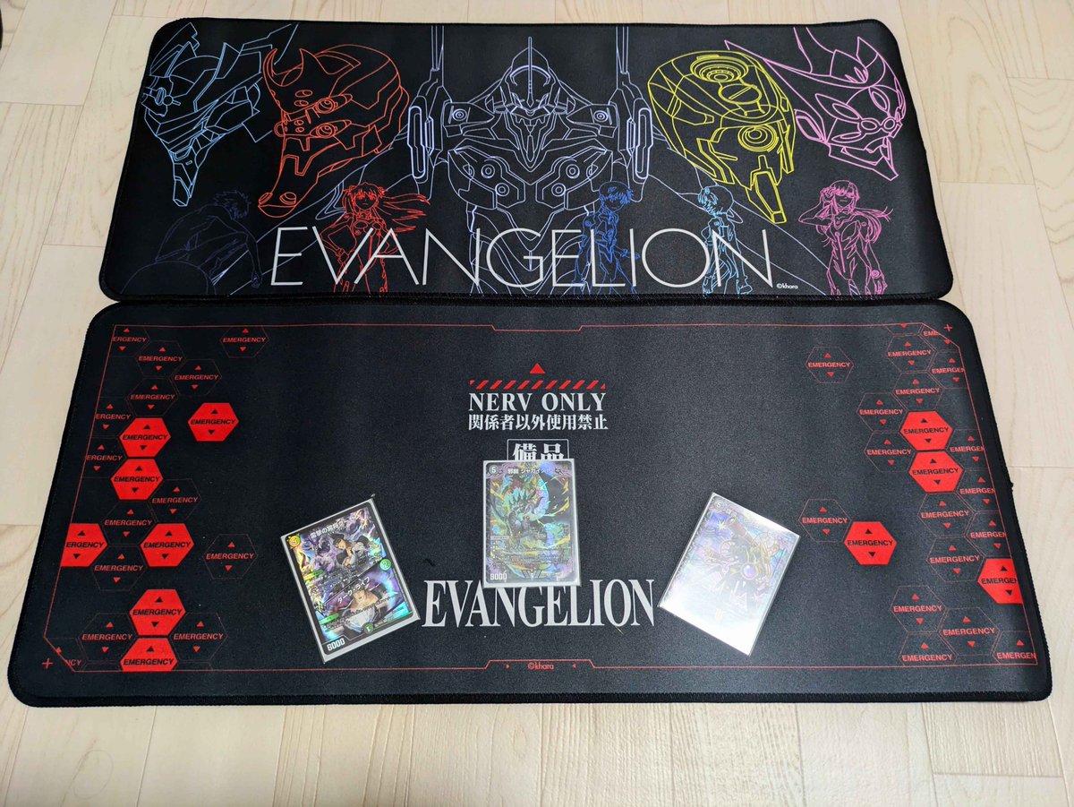 ダイソー行ったら1枚300円でエヴァンゲリオンラバーマット売ってて神