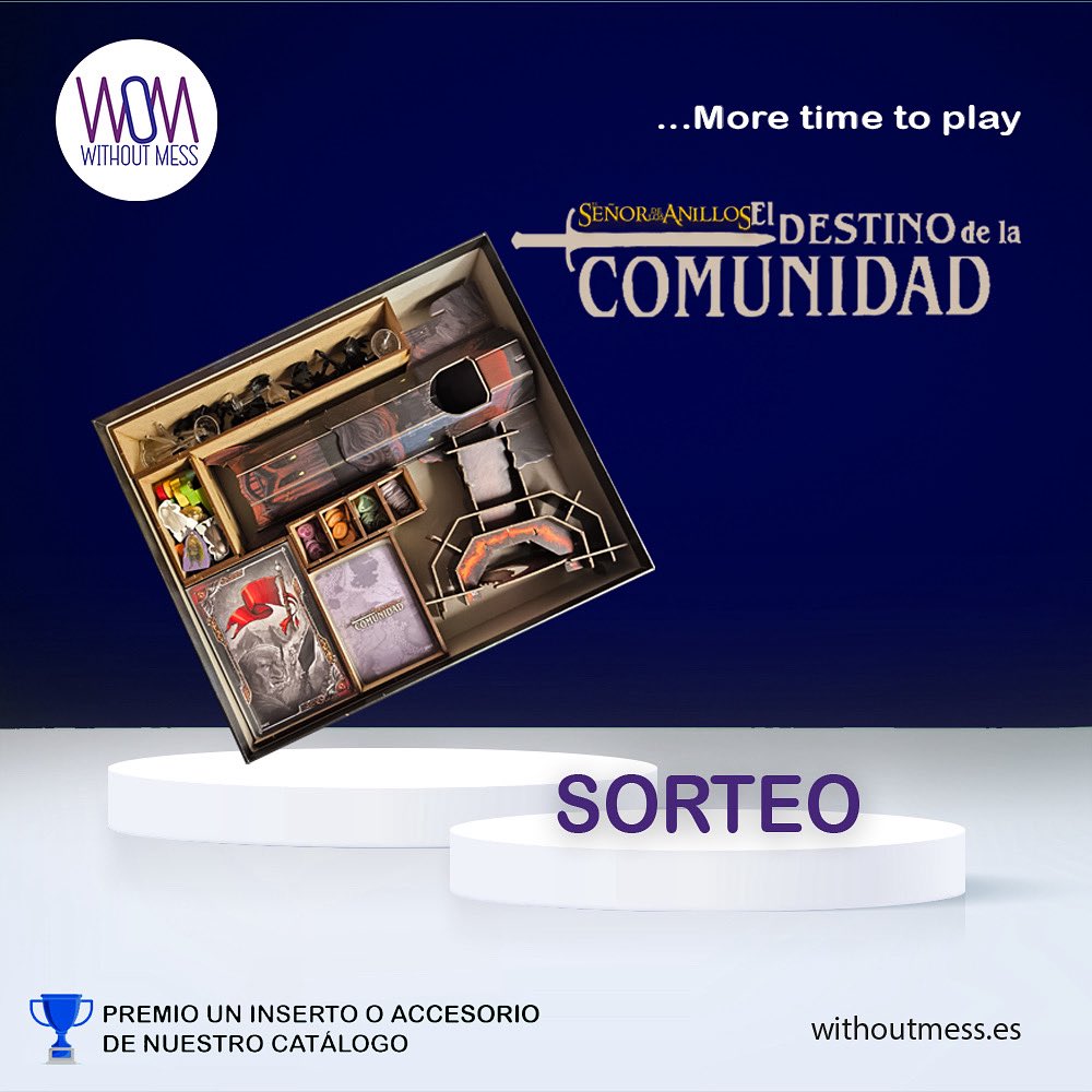 ¡SORTEO!

Por nuestros nuevo producto WOM: #pequeñograncthulhu 💜

Para participar:
▫️Sigue a <a href="/wom_withoutmess/">WOM</a>
▫️Retwittear
▫️Comenta un juego para diseñarle inserto y menciona a un amigo/a

El ganador/a se anunciará el 24/09/25 (SOLO EN ESPAÑA)