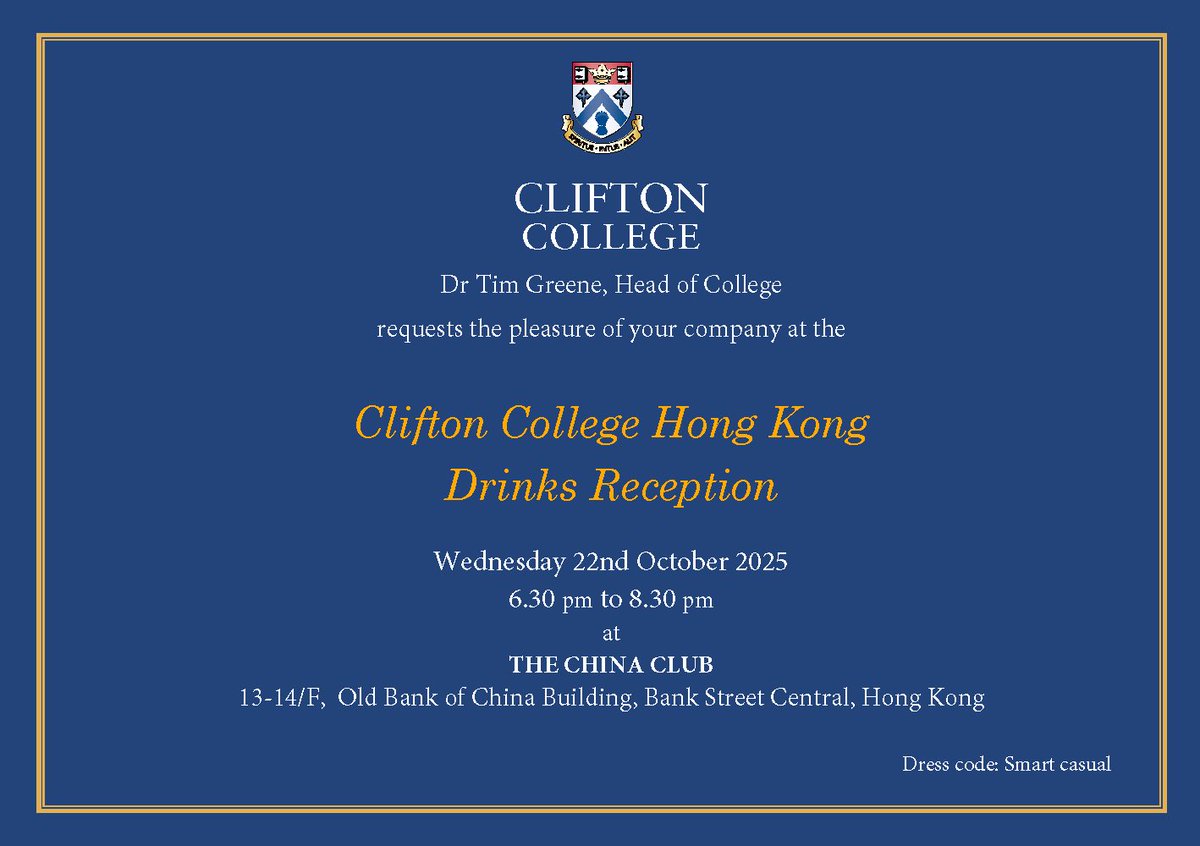 Old Cliftonian Society tweet media