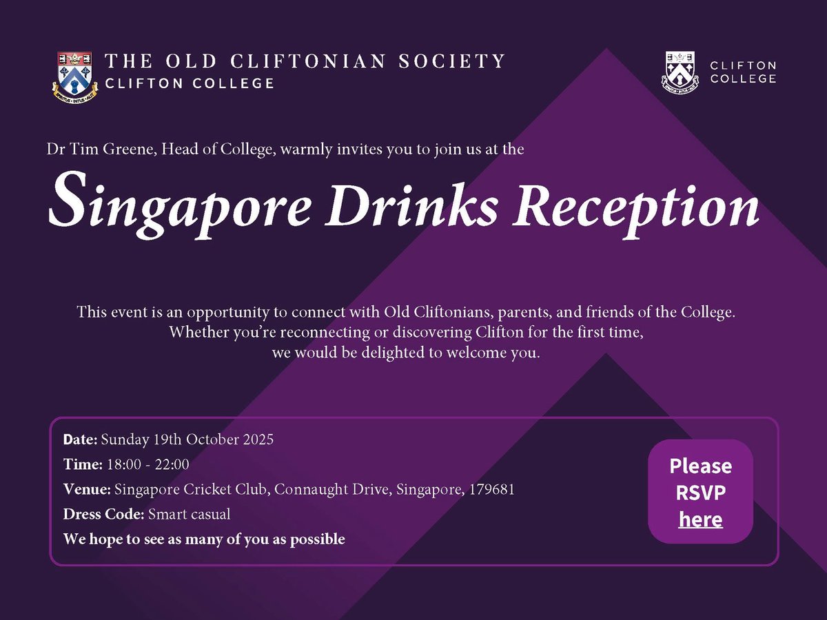 Old Cliftonian Society tweet media