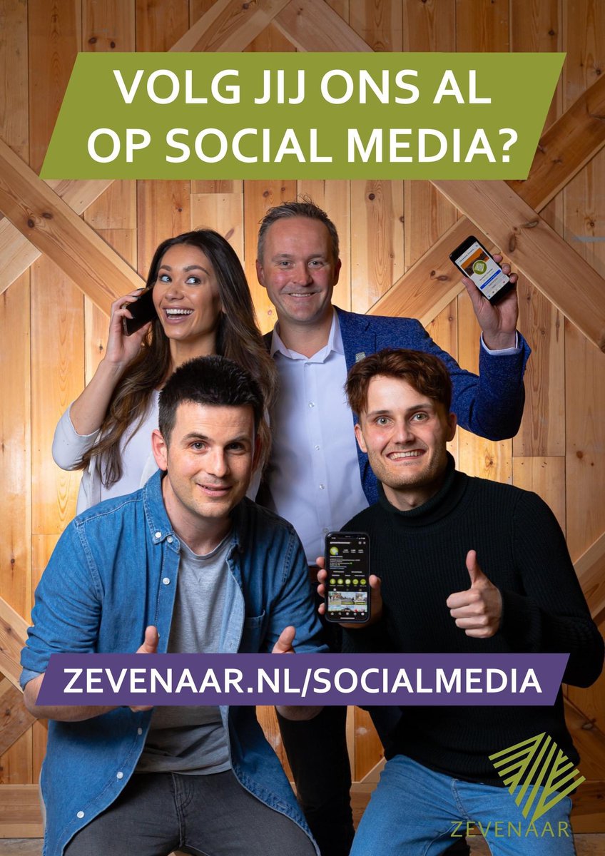 #SocialMedia 📱 | Benieuwd op welke kanalen wij als gemeente allemaal actief zijn? Je vindt alle pagina’s &amp; linkjes op zevenaar.nl/socialmedia. Like ons &amp; blijf op de hoogte 🙂!