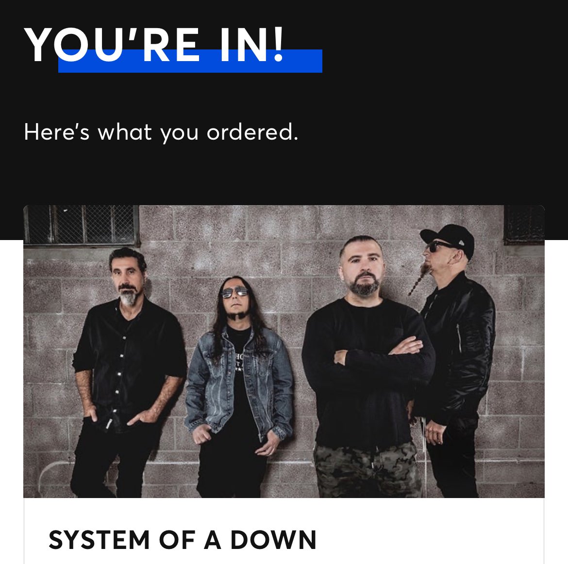 i am a GOD with ticketmaster, this makes up for no radiohead tickets