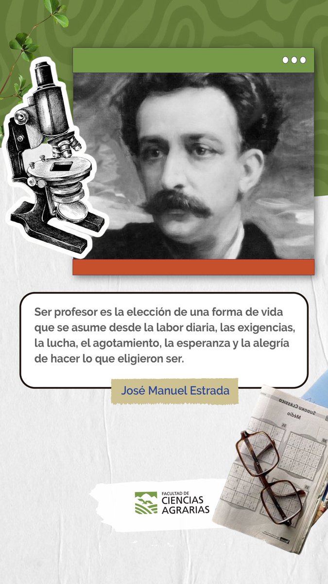 🗓️ 17 de septiembre | Día del Profesor/a

👉 En este día se recuerda al profesor José Manuel Estrada, quien falleció el 17 de septiembre de 1894. Además de maestro, fue historiador, orador, escritor, periodista y uno de los más destacados intelectuales de su época.

(+)